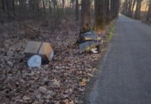 Afvaldump in Oisterwijkse bossen Afvaldump in Oisterwijkse bossen