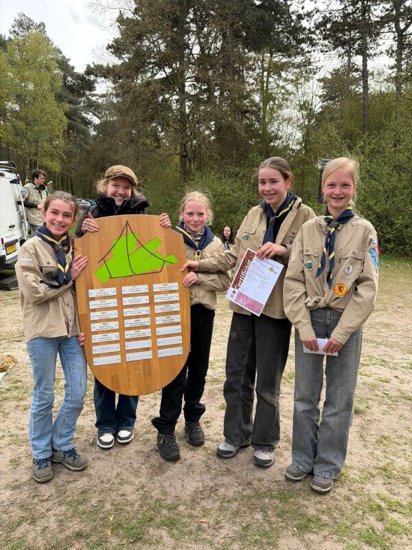 Meiden Scouting Oisterwijk winnen regionale wedstrijden