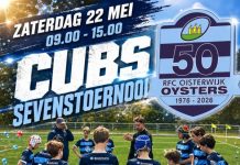 Rugby weekend in Oisterwijk vult zich haast als vanzelf Rugby weekend in Oisterwijk vult zich haast als vanzelf